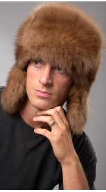 Rusiško modelio sabalo kailio kepurė